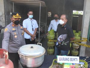 Pengoplosan Elpiji di Jombang Digerebek, Dua Orang Jadi Tersangka