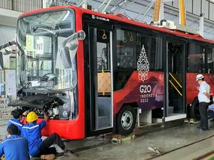 53 Bus Listrik Buatan Lokal Bakal Hilir Mudik di KTT G20 Bali 53 Bus Listrik Buatan Lokal Bakal Hilir Mudik di KTT G20 Bali