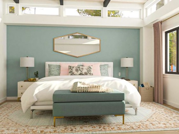 Saat kita memilih cat, pilihlah warna kesukaan agar setipa kali kita melihat tembok terasa nyaman/Foto: id.pinterest.com/Modsy