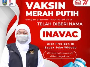 Inavac Segera Diproduksi, Khofifah Ajak Bikin Hashtag ThanksJokowi