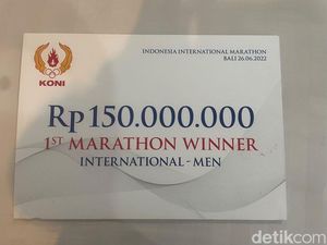 Babak Baru Polemik Hadiah Juara Indonesia International Marathon Babak Baru Polemik Hadiah Juara Indonesia International Marathon