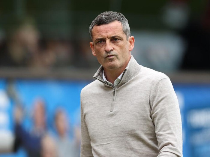 Dundee United manager Jack Ross appear dejected after the cinch Premiership match at Tannadice Park, Dundee. Picture date: Sunday August 28, 2022. (Photo by Steve Welsh/PA Images via Getty Images)