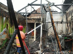 Kedai Cepat Saji di Blitar Terbakar gegara Elpiji Bocor, 2 Pegawai Terluka