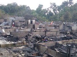 Sebanyak 32 Rumah di Langkat Ludes Terbakar