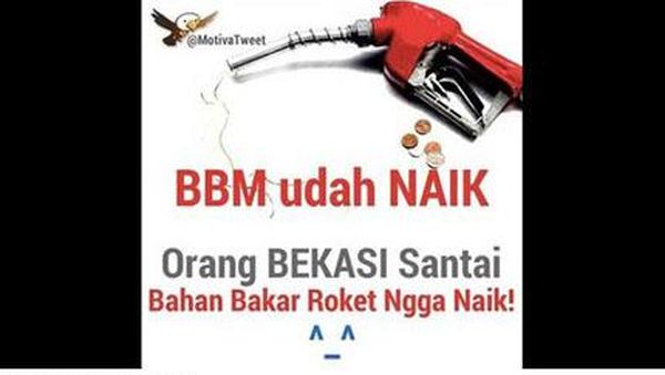 Meme Harga BBM Naik, Mau Ketawa Tapi Kok Sedih