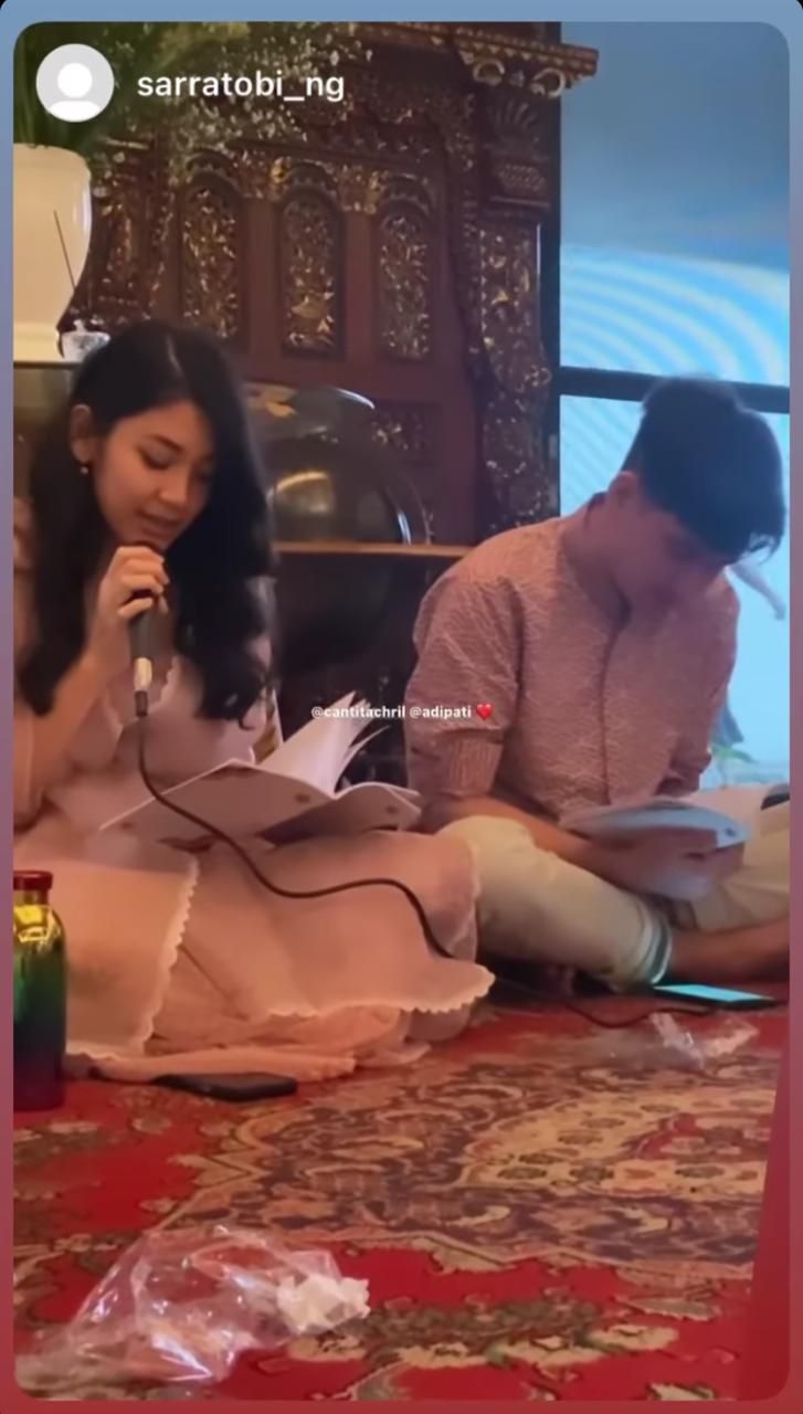 Momen Pengajian Tasyakuran 4 Bulanan Canti Tachril