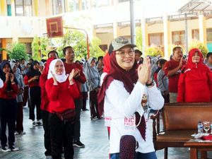 Bupati Indramayu Ikut Ramaikan Pemecahan Rekor MURI SKJ 1 Juta Pelajar