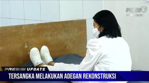Penampakan Putri Candrawathi Jalani Rekonstruksi Pembunuhan Brigadir J