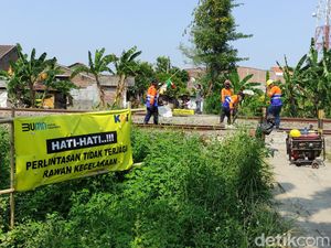 Usai Pegowes Tewas, Perlintasan Liar KA di Bangetayu Wetan Semarang Ditutup