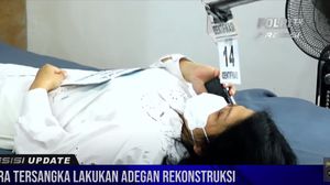 5 Foto Gerak-gerik Putri Candrawathi di Rekonstruksi Pembunuhan Yosua