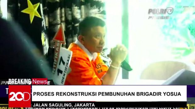 Rekonstruksi Kasus Pembunuhan Brigadir J
