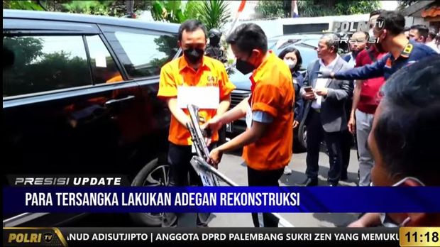 Rekonstruksi Kasus Pembunuhan Brigadir J