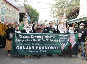 Pedagang Ingin Pemberdayaan Ekonomi Ganjar Jadi Program Nasional