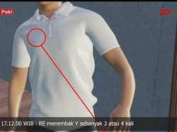 4 Tembakan Bharada E Eksekusi Yosua: Kena Dada, Bahu, Tangan dan Wajah