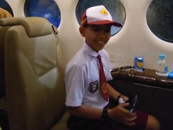 Farel Prayoga yang ke Sekolah Naik Jet Pribadi Lantaran Ogah Bolos
