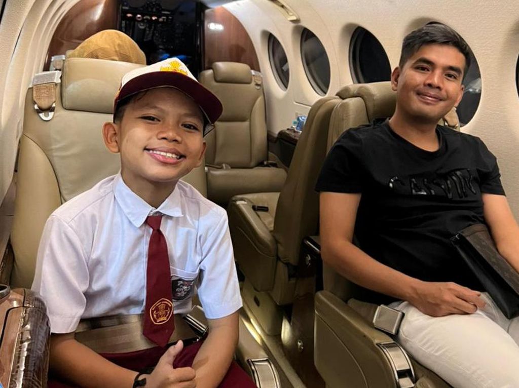 Farel Prayoga Sudah Siap Sejak Jam 3 Dini Hari demi Sekolah Naik Jet Pribadi