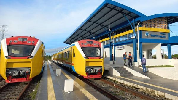 Keren Banget! Ini Potret Kereta Pertama di Sulawesi yang Beroperasi Oktober