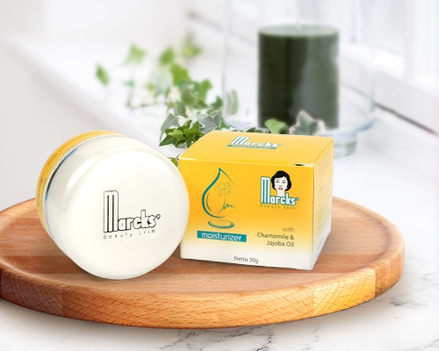Marcks Moisturizer salah satu inovasi baru dari brand marcks/ foto: marckscosmetic.co.id Marcks Moisturizer salah satu inovasi baru dari brand marcks.