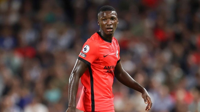 LONDON, ENGLAND - AUGUST 30: Moises Caicedo of Brighton and Hove Albion during the Premier League match between Fulham FC and Brighton & Hove Albion at Craven Cottage on August 30, 2022 in London, United Kingdom. (Photo by Jacques Feeney/Offside/Offside via Getty Images)