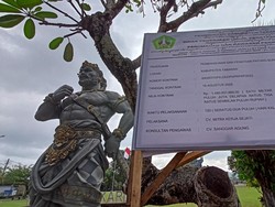 Pemkab Tabanan Pindah Patung Bung Karno ke Taman Kota