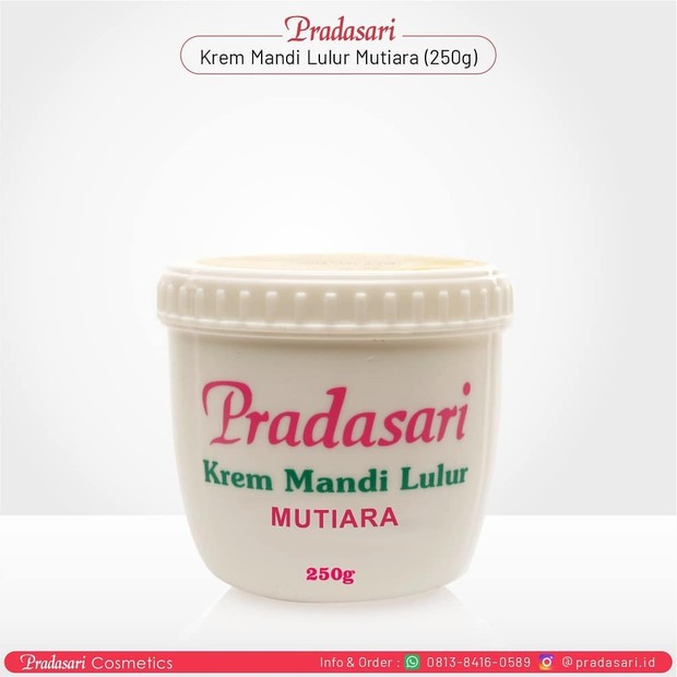 Pradasari cosmetic salah satu brand lokal yang terkenal dengan lulurnya/ foto: instagram.com/ Purbasari.id Pradasari cosmetic salah satu brand lokal yang terkenal dengan lulurnya.