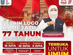 Gas Rek! Sayembara Logo HUT ke-77 Jatim, Total Hadiah Rp 30 Juta