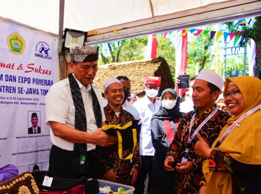 Dihadiri Menko Luhut, Banyuwangi Tuan Rumah Expo UMKM Pesantren se-Jatim