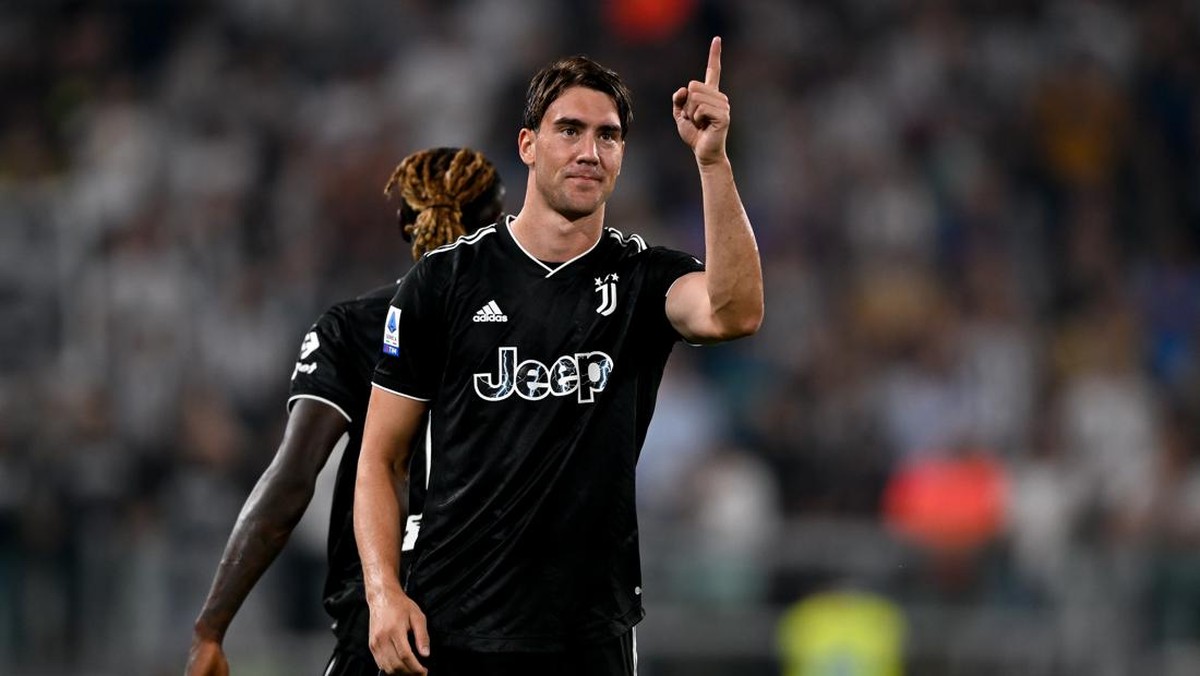 Dusan Vlahovic baru mencetak satu gol lewat open play untuk Juventus musim ini (Foto: Juventus FC via Getty Images/Daniele Badolato - Juventus FC)