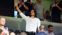 Edinson Cavani memulai petualangan barunya di Valencia musim ini. Pemain berusia 35 tahun itu dikontrak sampai musim panas 2025 (Getty Images)