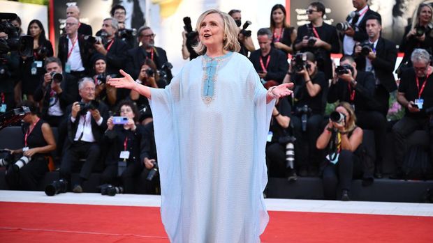 US politician Hillary Clinton arrives for the Opening Ceremony and the screening of the film 