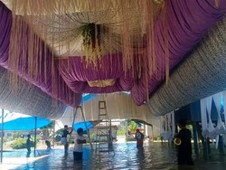 Viral Pernikahan di Lutra Dibatalkan gegara Banjir, Tenda Dekor Megah Sia-sia