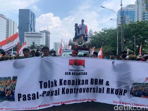 Demo Protes Kenaikan Harga BBM di Jakpus Tersebar di 9 Titik