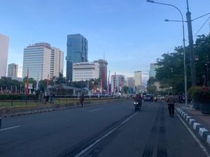 Demo Tolak Kenaikan BBM Bubar, Jalan Medan Merdeka Barat Kembali Dibuka