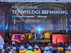 Resmikan Teknologi 5G Mining Punya Freeport, Jokowi: Pertama di Asia Tenggara
