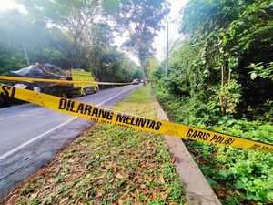 TKP Penemuan Mayat Gusti Mirah Masih Terpasang Garis Polisi