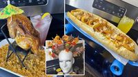 10 Kreasi Kuliner Nyeleneh, Ada Ayam Berjemur Hingga Hot Dog Skateboard