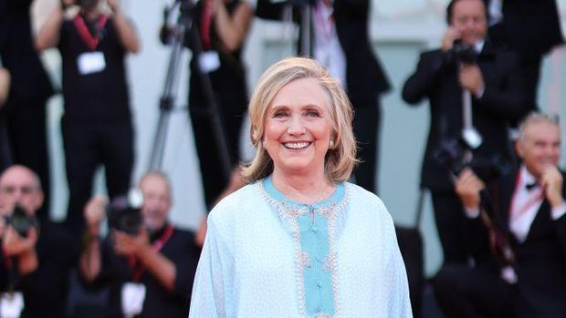 VENICE, ITALY - AUGUST 31: Hillary Clinton attends the Netflix film 
