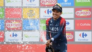 Pembuktian Carapaz, Sukses Raih Podium Etape 12 La Vuelta 2022