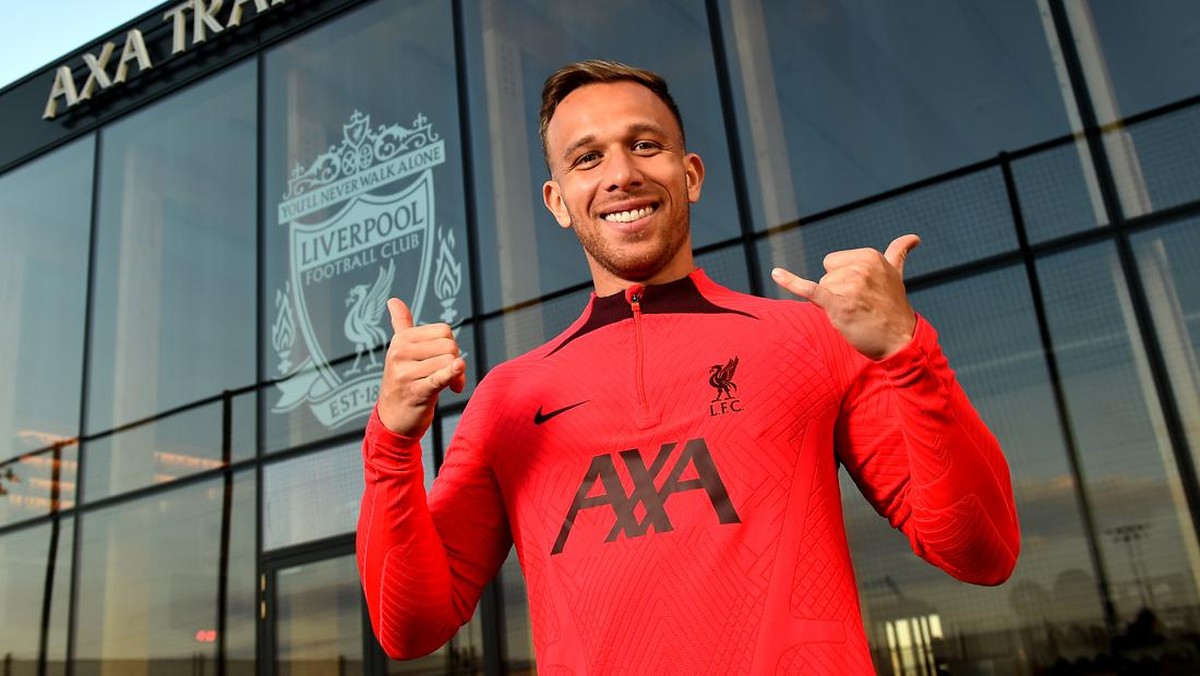 Liverpool meminjam Arthur Melo dari Juventus. (Foto: Liverpool FC via Getty Images/Andrew Powell)