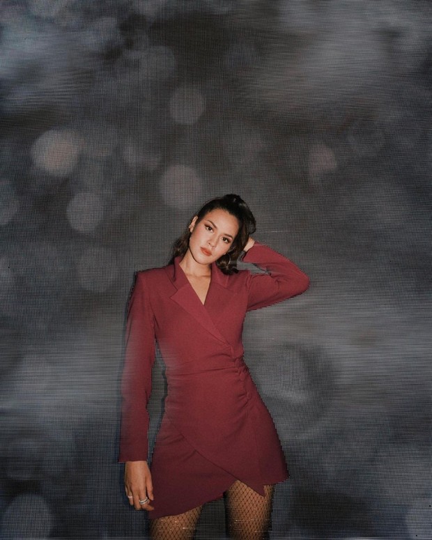 Blazer Dress Merah
