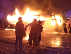 Barang Bawaan Penumpang Ludes, Kerugian Bus Terbakar di Situbondo Rp 1 M