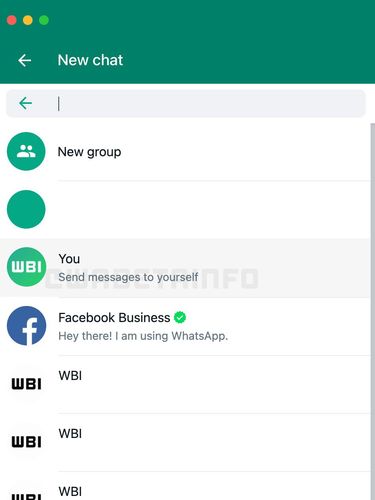 Fitur baru WhatsApp mudahkan pengguna kirim pesan ke nomor sendiri