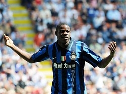 Mario Balotelli mengawali karier di Inter Milan pada tahun 2007 setelah menembus skuad utama dari tim akademi. Tiga titel Scudetto diraihnya plus sekali Liga Champions (Getty Images)
