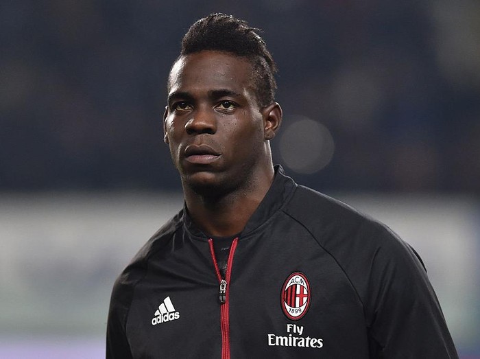 MILAN, ITALY - APRIL 27, 2008: Mario Balotelli of FC Inter Milan celebrates during the 