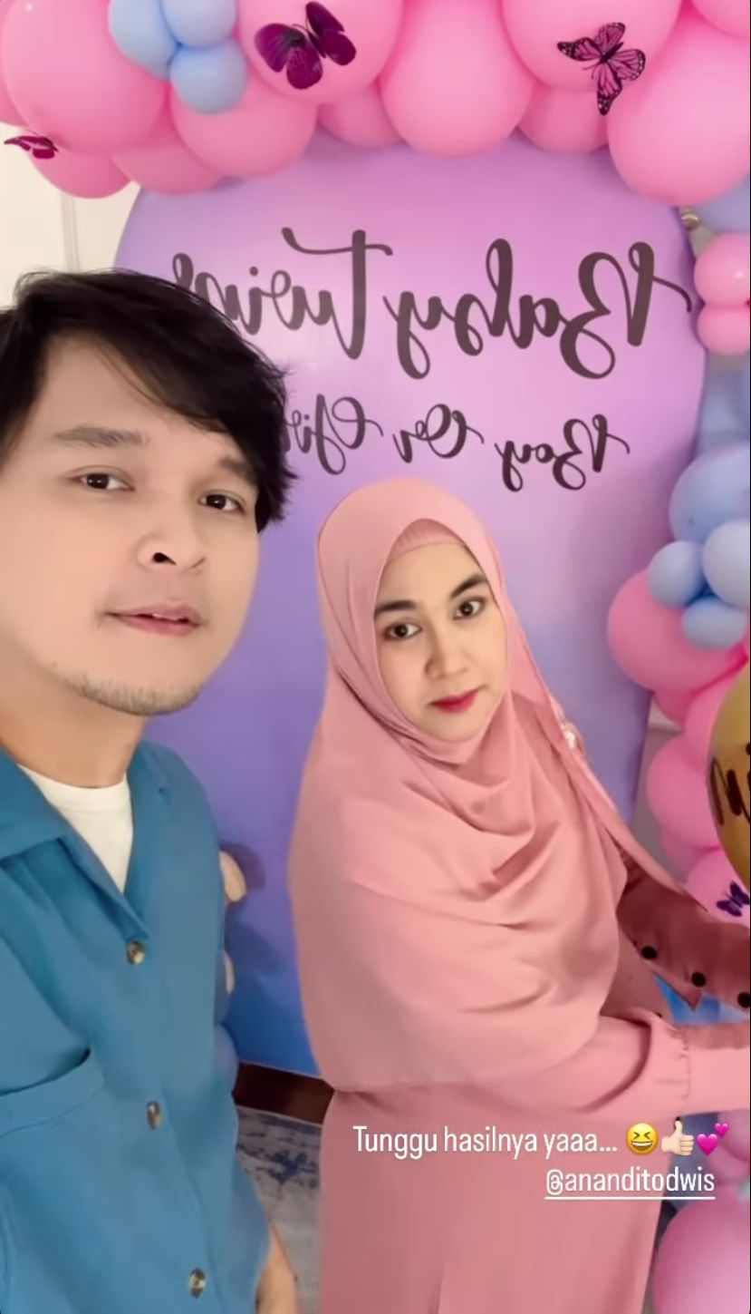 Momen Gender Reveal Anisa Rahma Momen Gender Reveal Anisa Rahma