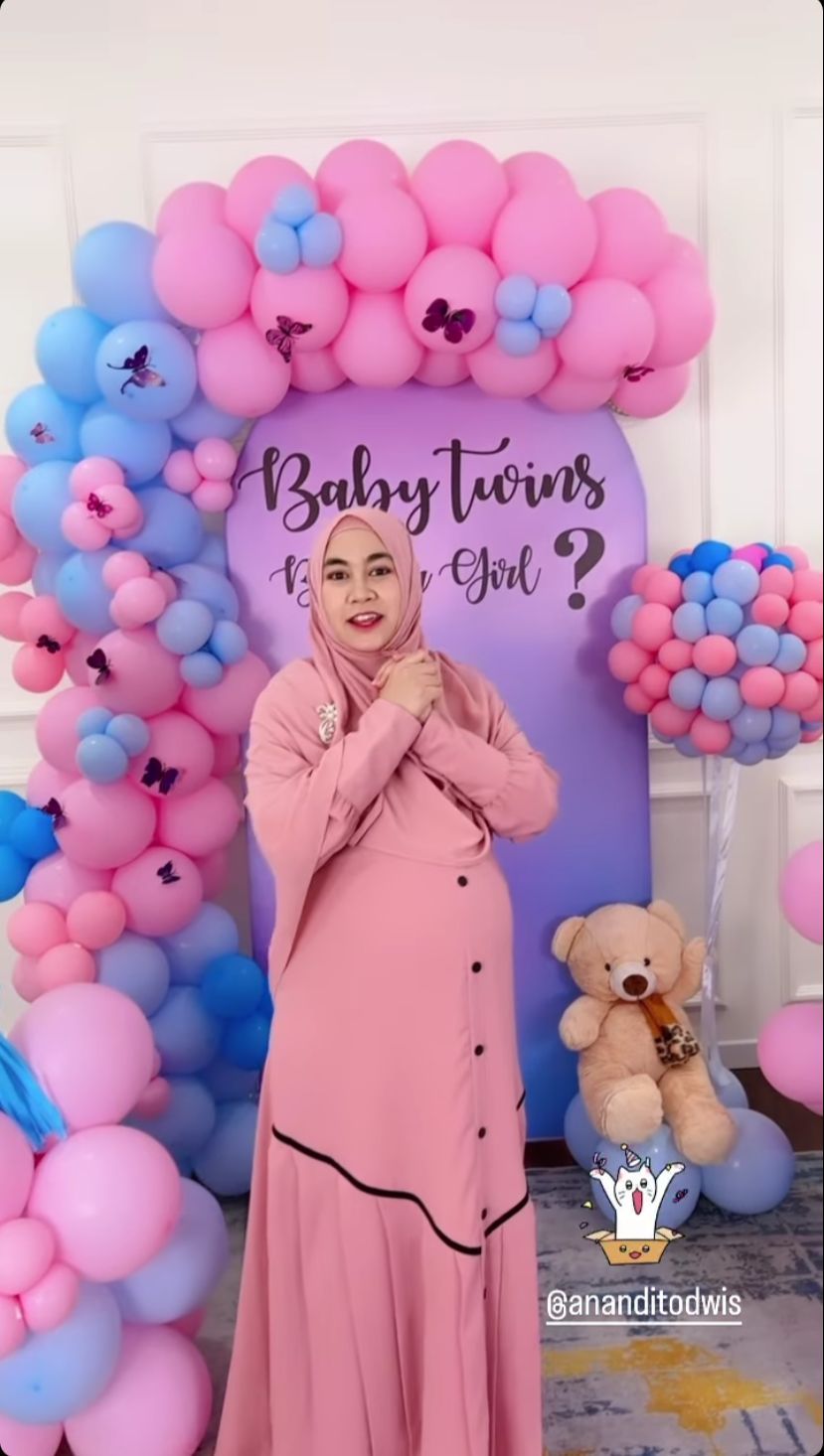 Momen Gender Reveal Anisa Rahma Momen Gender Reveal Anisa Rahma