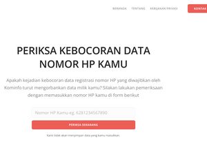Cara Periksa Kebocoran Nomor HP Terkait Registrasi SIM Prabayar