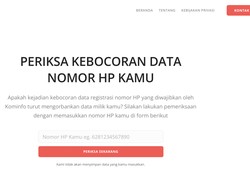 Cara Periksa Kebocoran Nomor HP Terkait Registrasi SIM Prabayar
