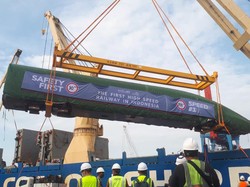 Rangkaian Kereta Cepat Tiba di Jakarta, Senin Depan Dikirim ke Tegalluar