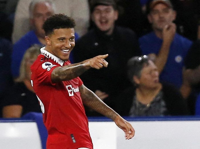 Manchester United meraih kemenangan 1-0 atas Leicester City di King Power Stadium, Jumat (2/9/2022) dini hari WIB. Gol tunggal dicetak oleh Jadon Sancho.